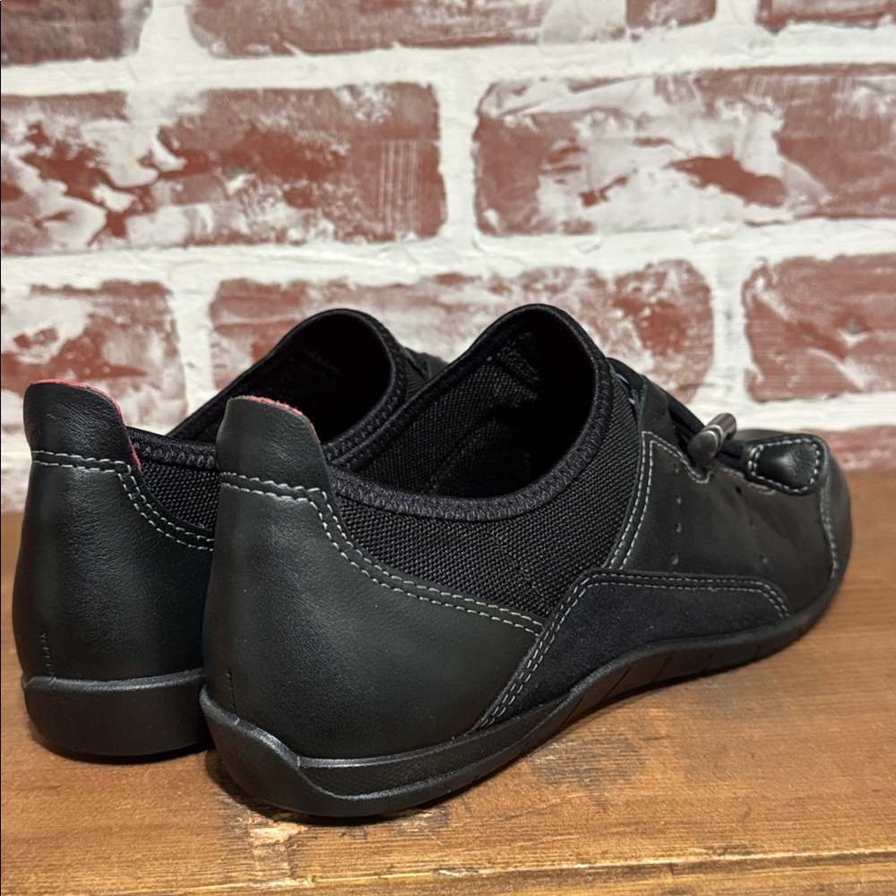 Ecco Bluma Women’s Drawstring Black Sneakers Walking Shoes Size US 6-6.5 EU 37 - Picture 5 of 9